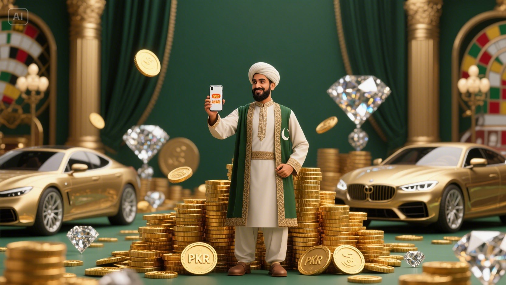 Casino poker win slot desktop and mobile interfaces